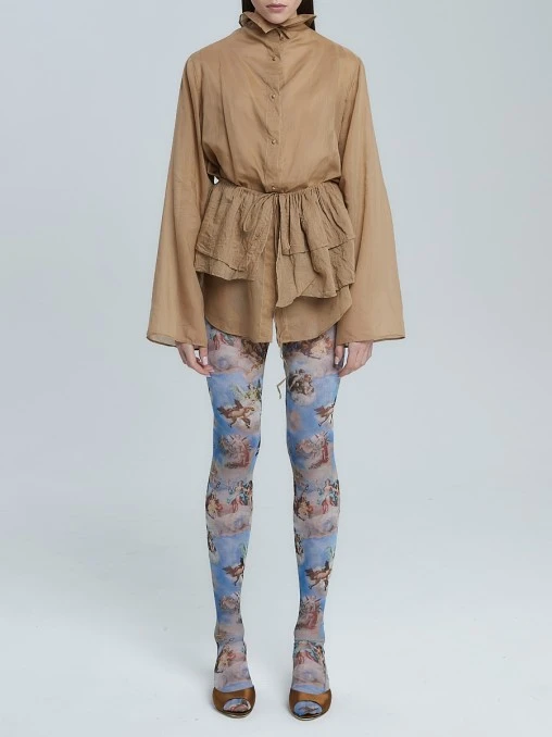 Блуза из хлопка и шелка «Анна» WINWIN LARE