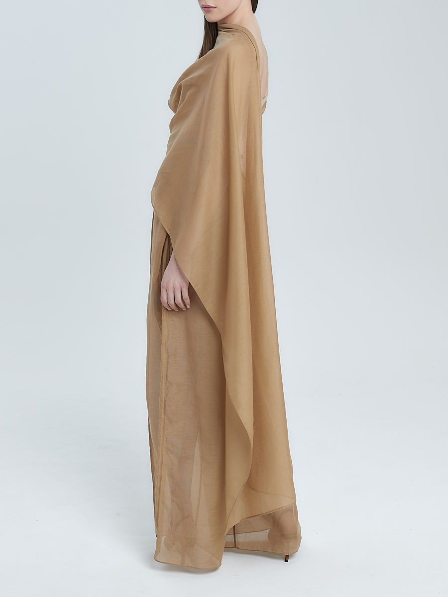 Палантин из хлопка и шелка «Angel Wings»