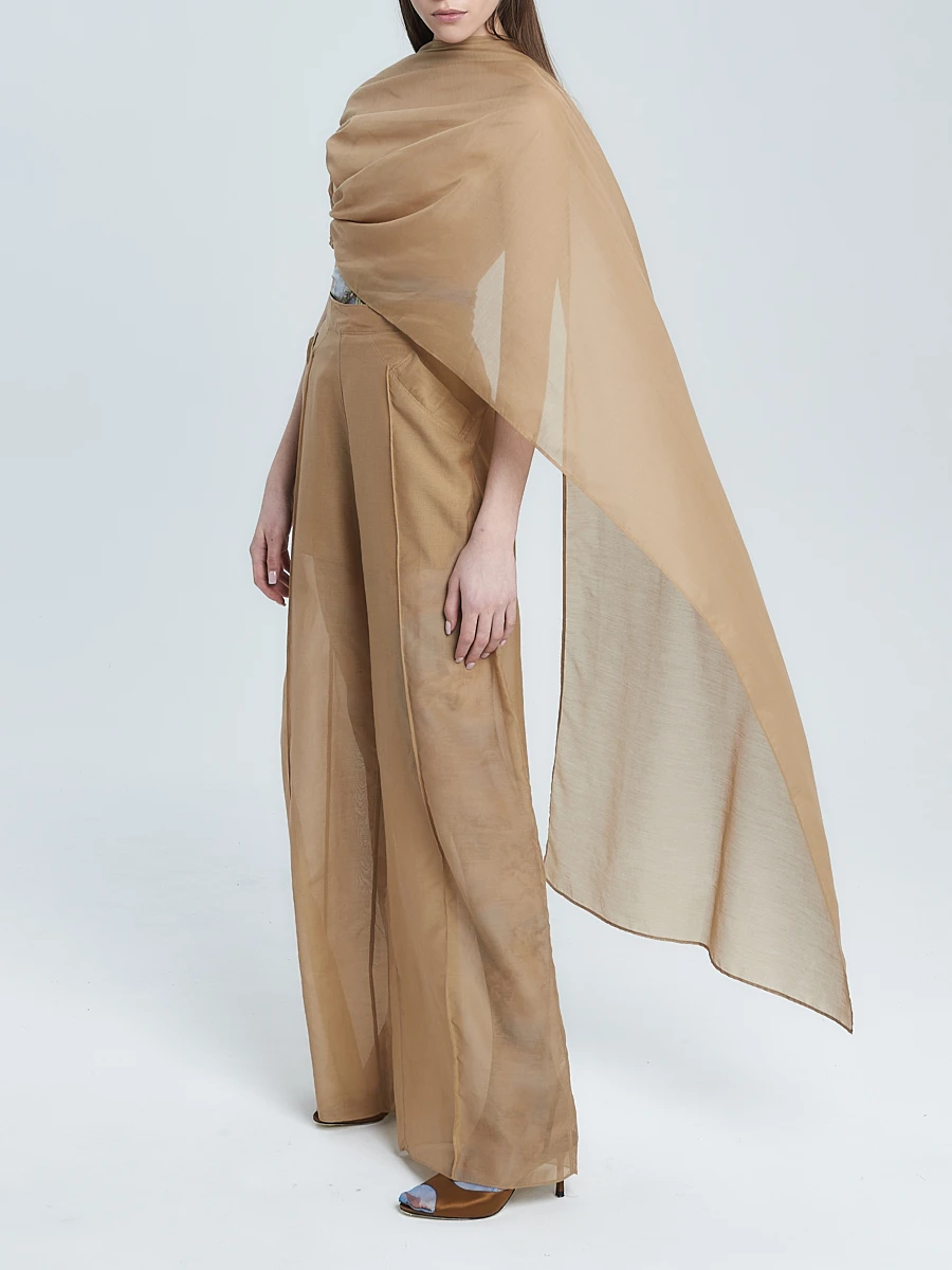 Палантин из хлопка и шелка «Angel Wings»