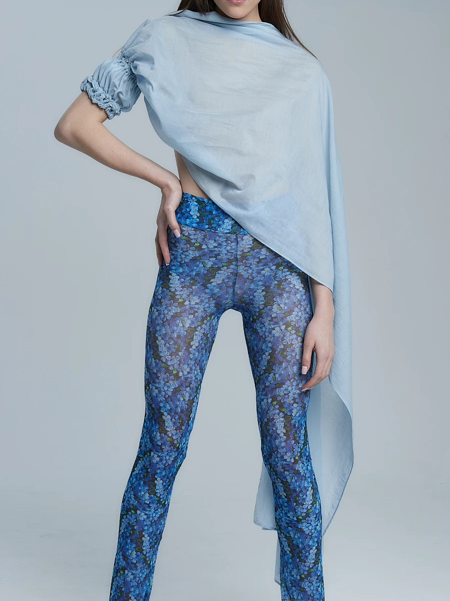 Палантин из хлопка и шелка «Angel Wings»