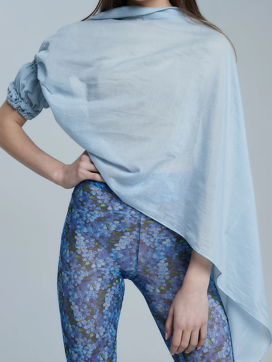 Палантин из хлопка и шелка «Angel Wings»