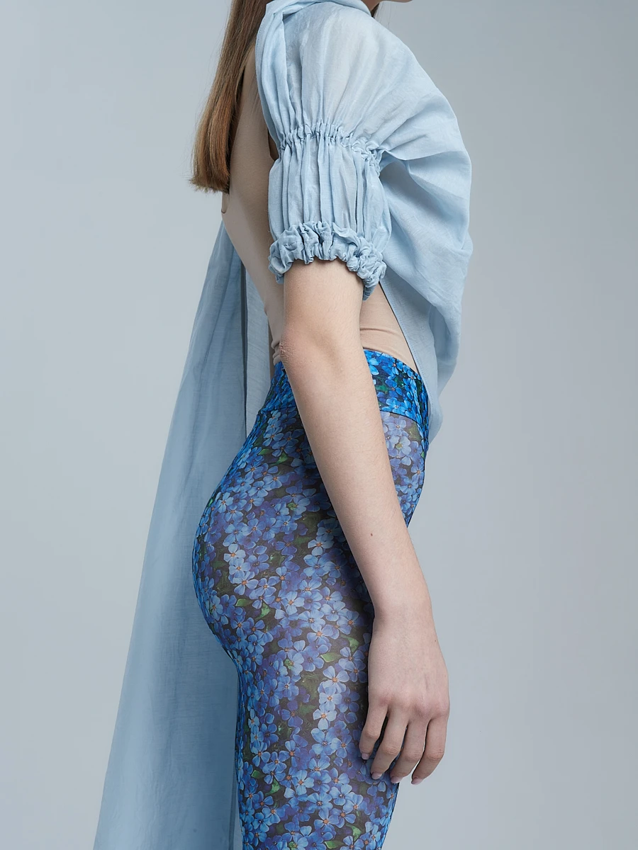 Палантин из хлопка и шелка «Angel Wings»