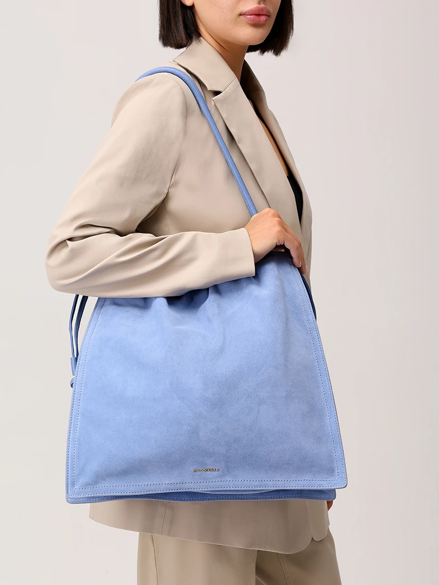 Сумка замшевая с брелоком