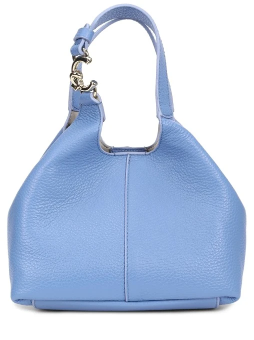 Сумка кожаная с брелоком COCCINELLE