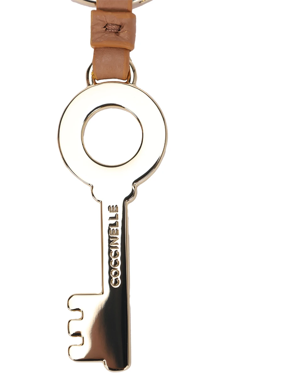 Сумка кожаная с брелоком