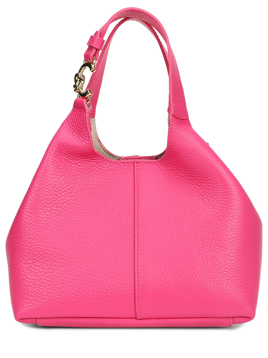 Сумка кожаная с брелоком