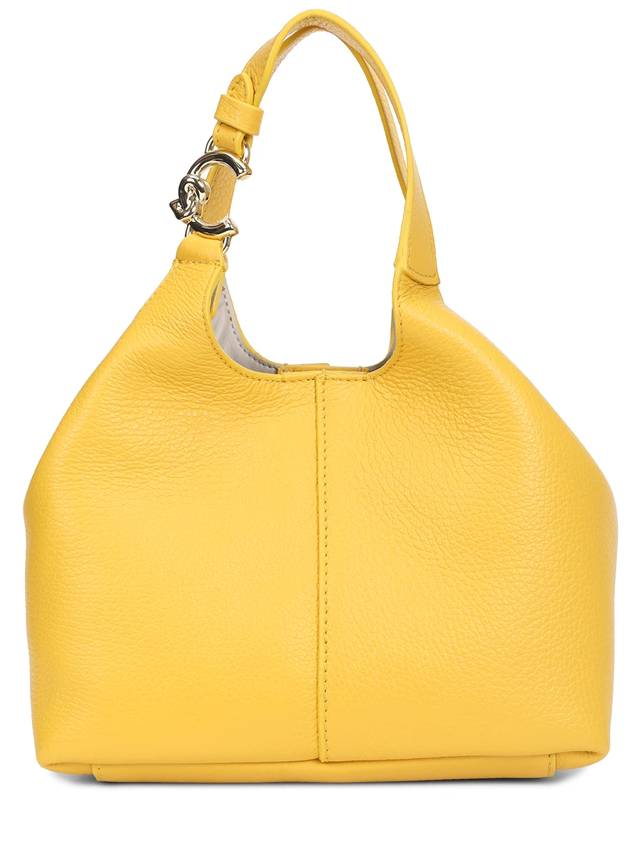 Сумка кожаная с брелоком