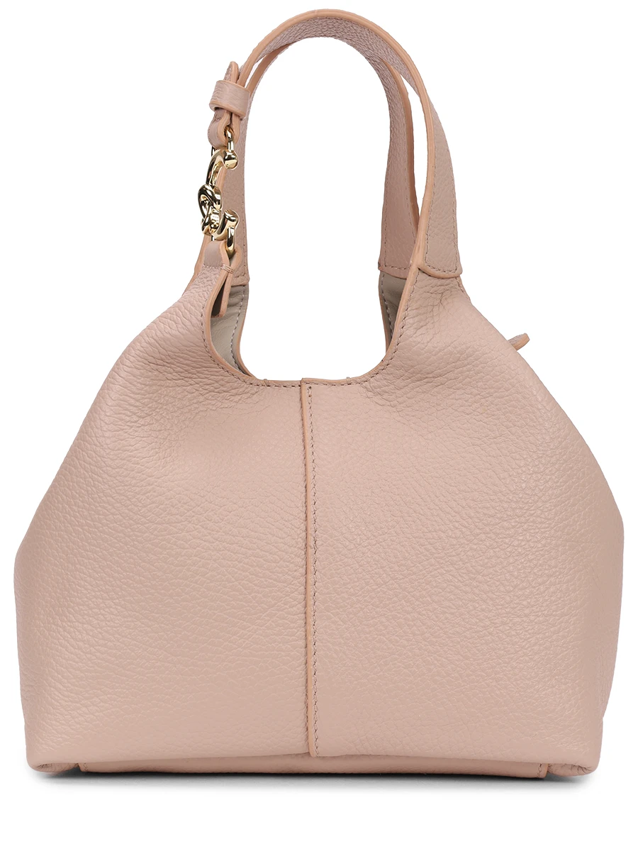 Сумка кожаная с брелоком