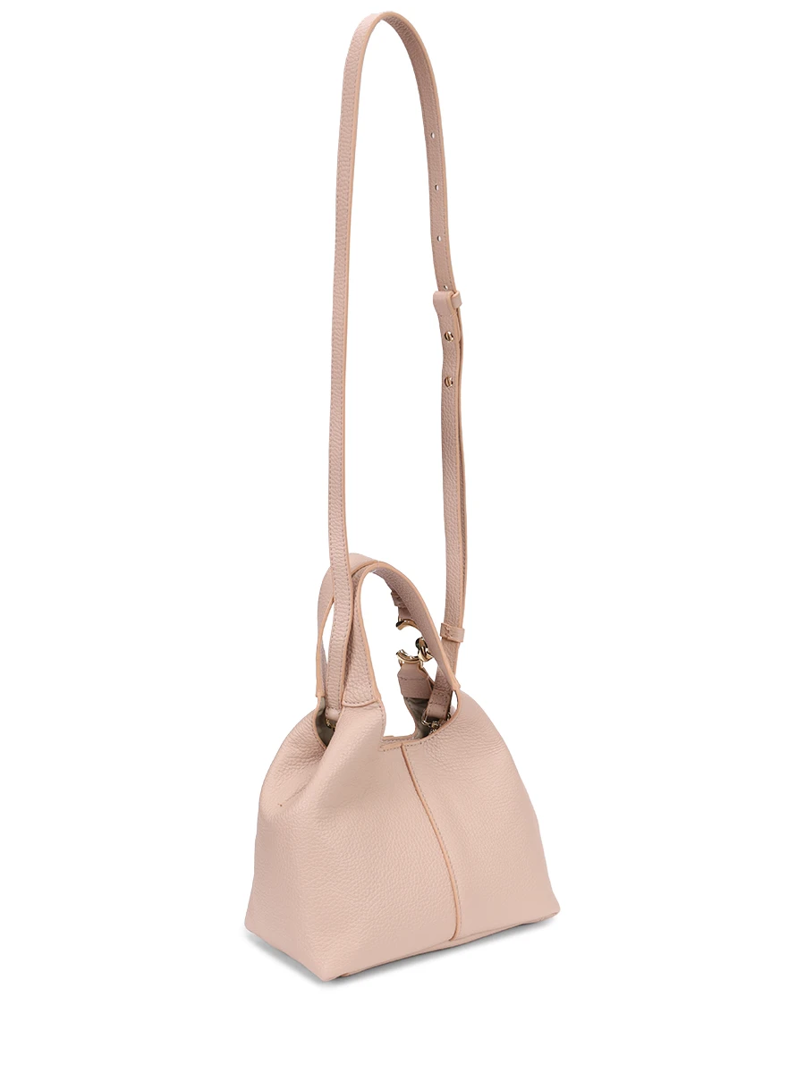 Сумка кожаная с брелоком