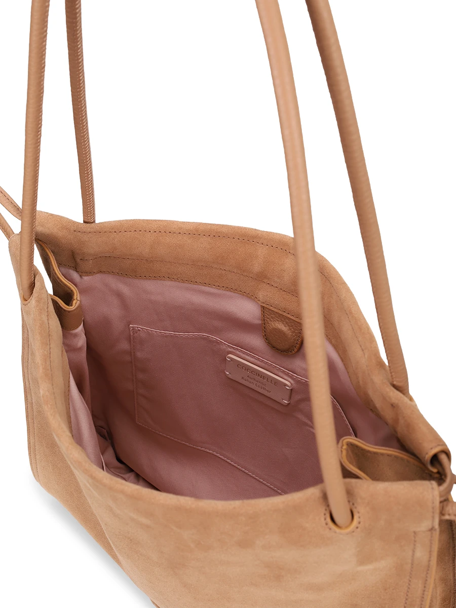 Сумка замшевая с брелоком