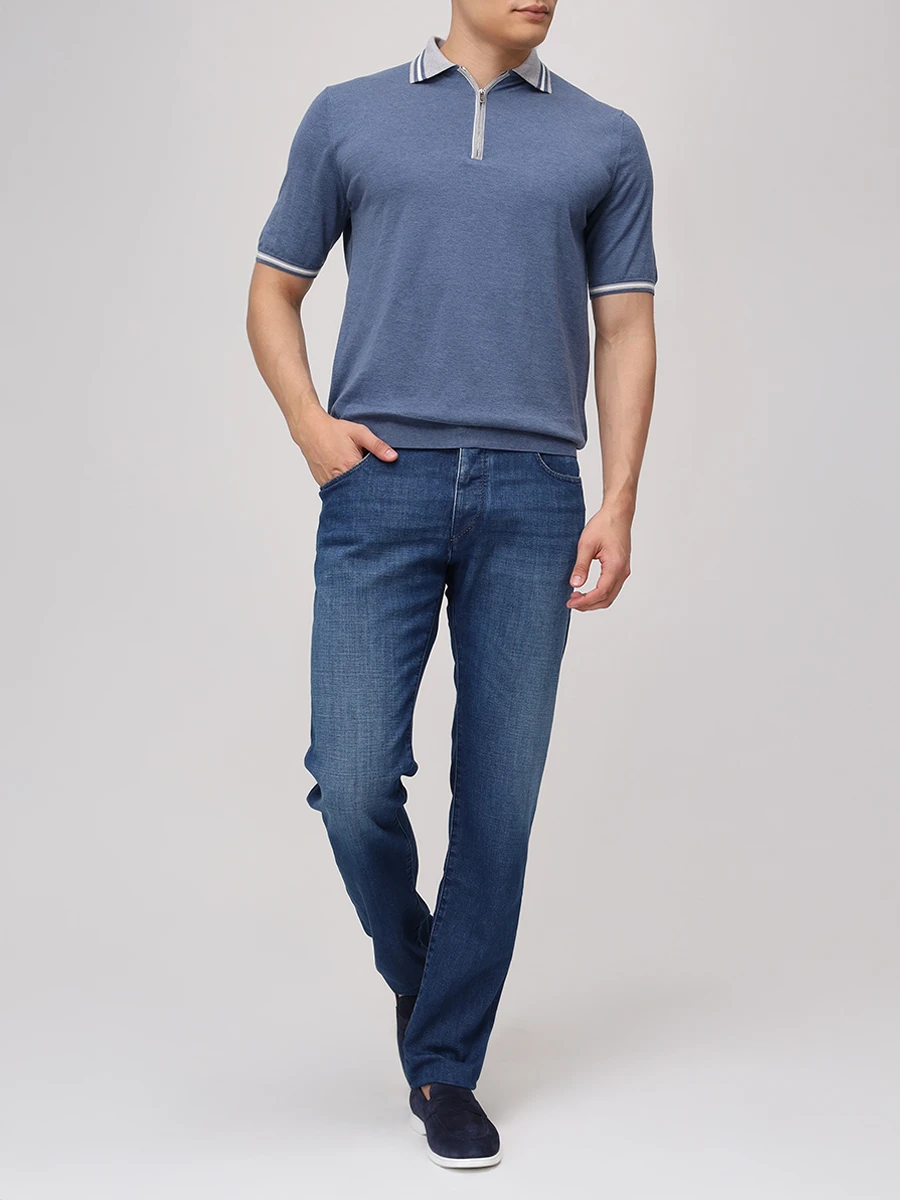 Джинсы Regular Fit хлопковые