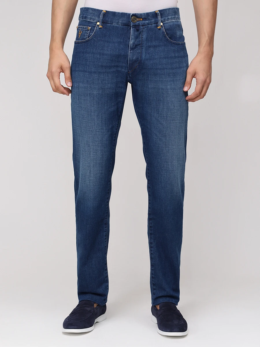 Джинсы Regular Fit хлопковые