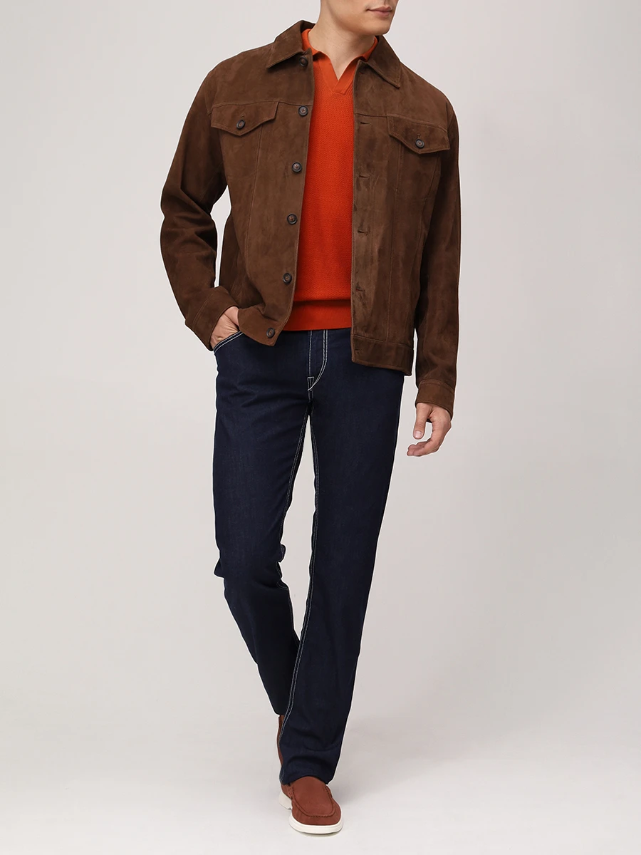 Джинсы Regular Fit хлопковые