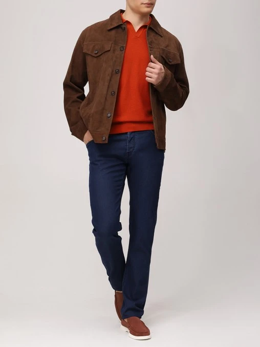 Джинсы Regular Fit хлопковые HANDPICKED