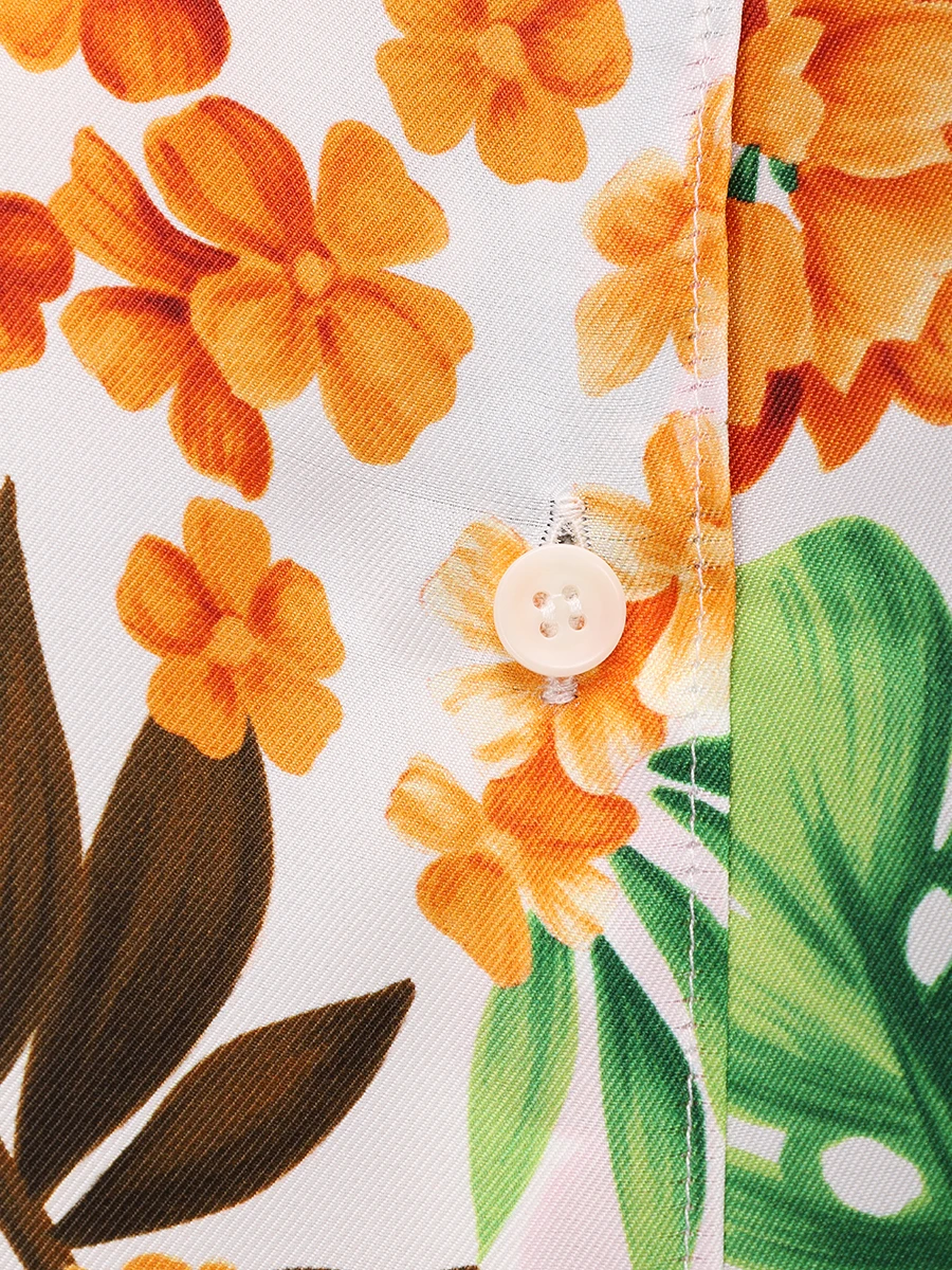 Блуза из вискозы и шелка