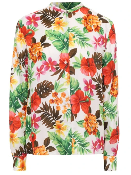 Блуза из вискозы и шелка ASPESI