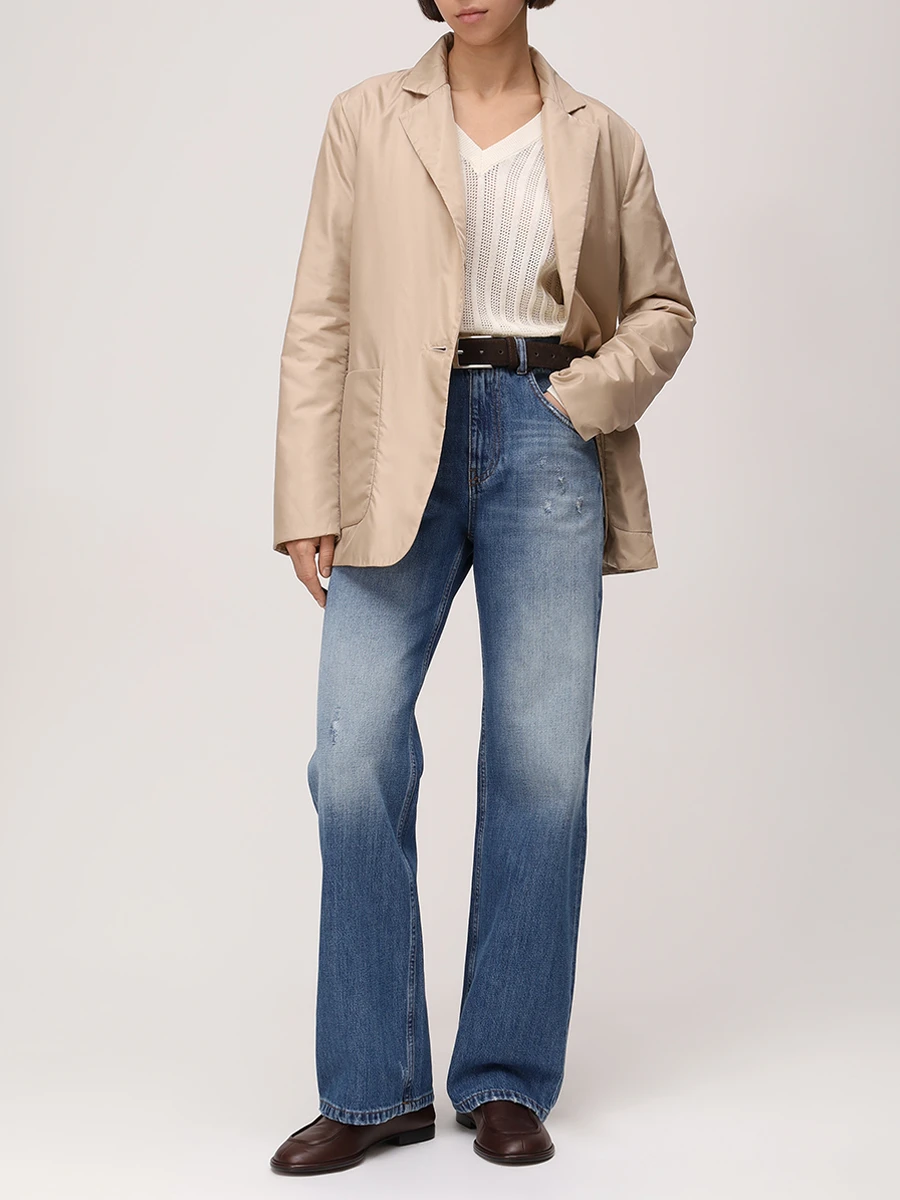 Куртка однотонная