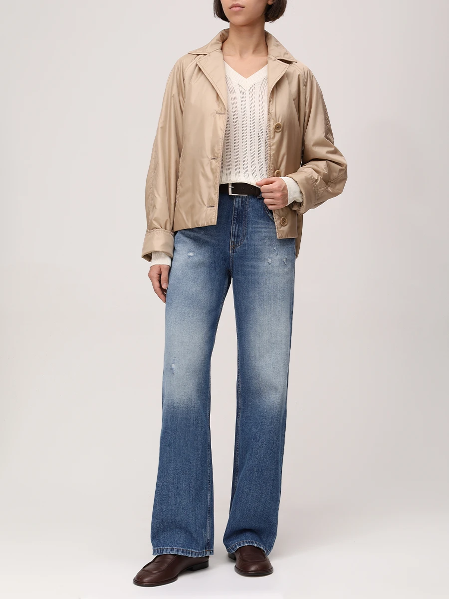 Куртка однотонная