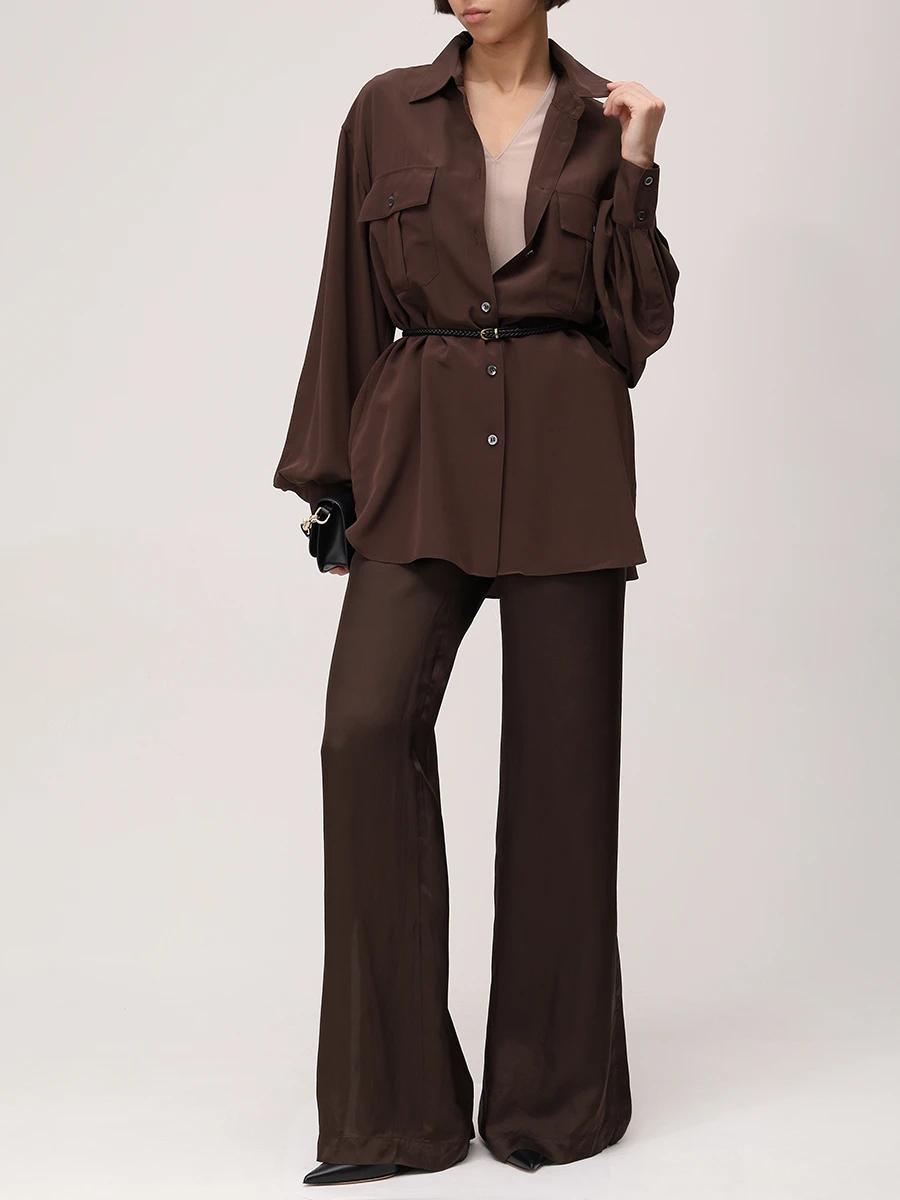 Рубашка шелковая