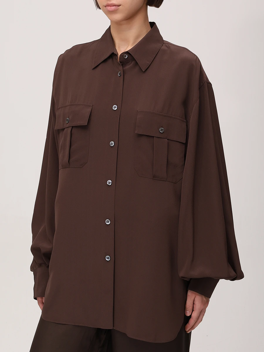 Рубашка шелковая