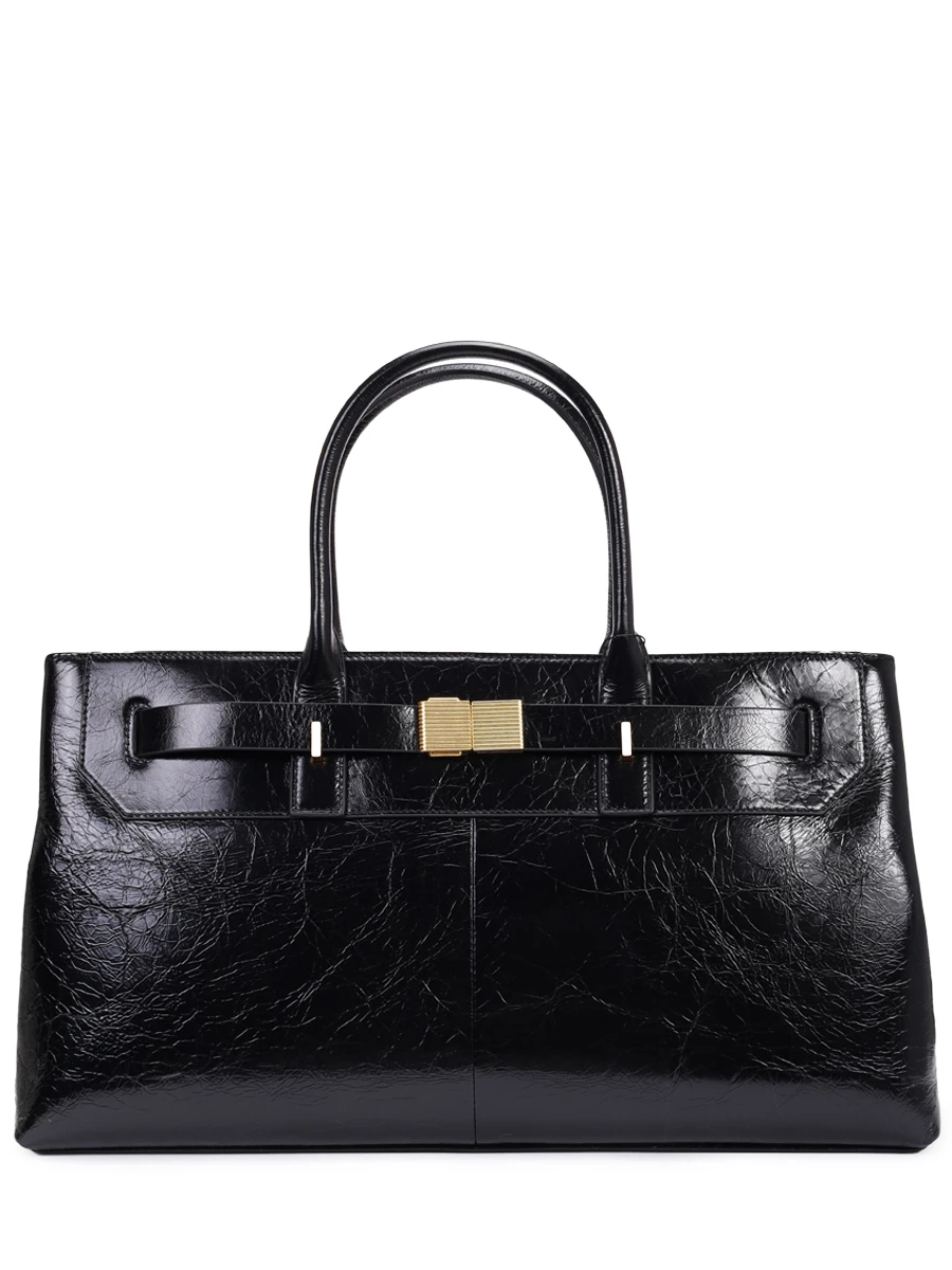 Сумка кожаная Black Maxi
