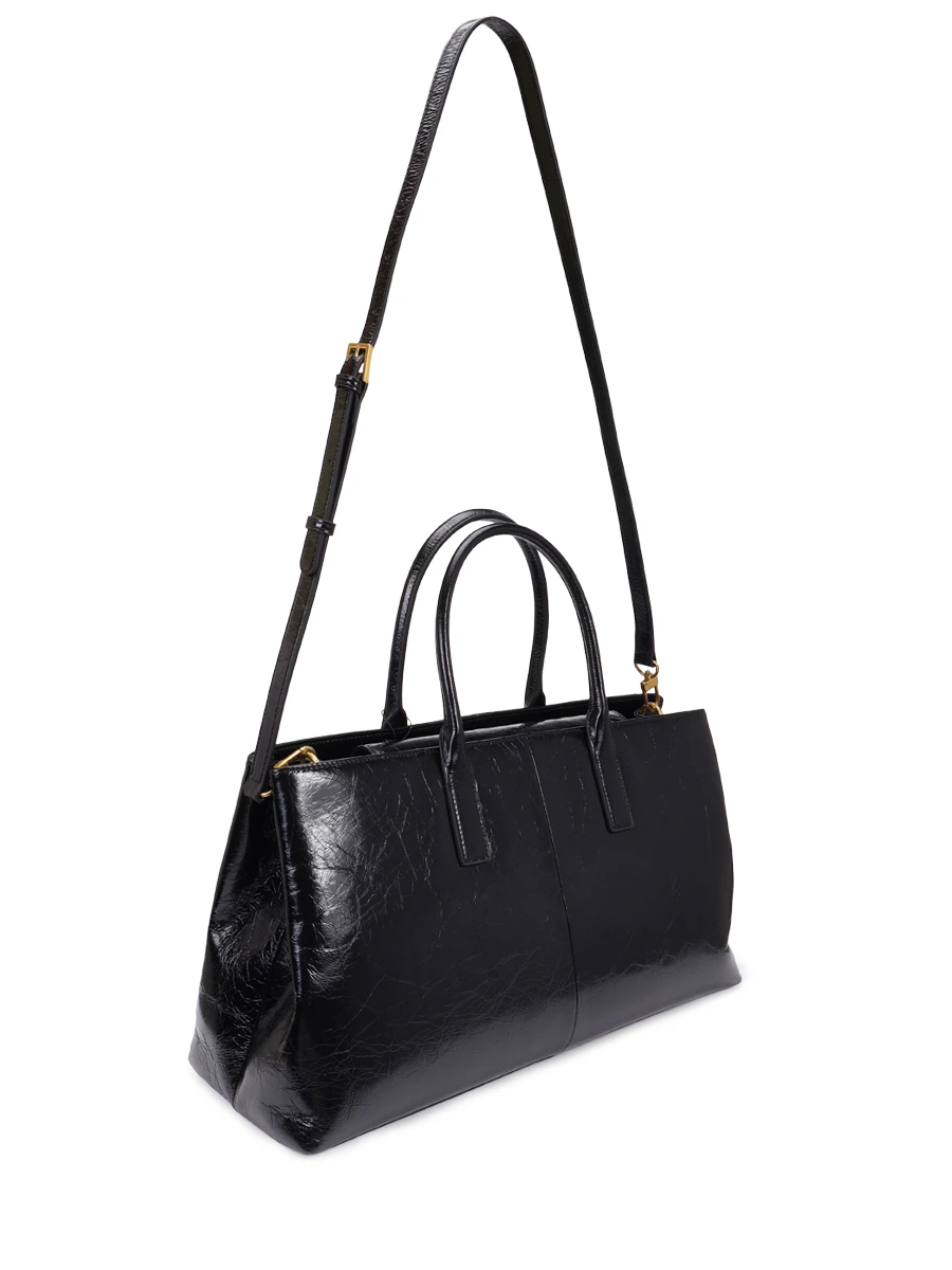 Сумка кожаная Black Maxi