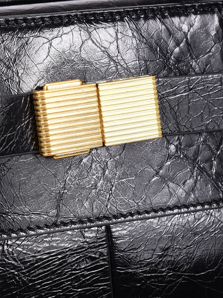 Сумка кожаная Black Maxi