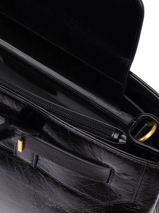 Сумка кожаная Black Maxi ARGENTUM BRAND