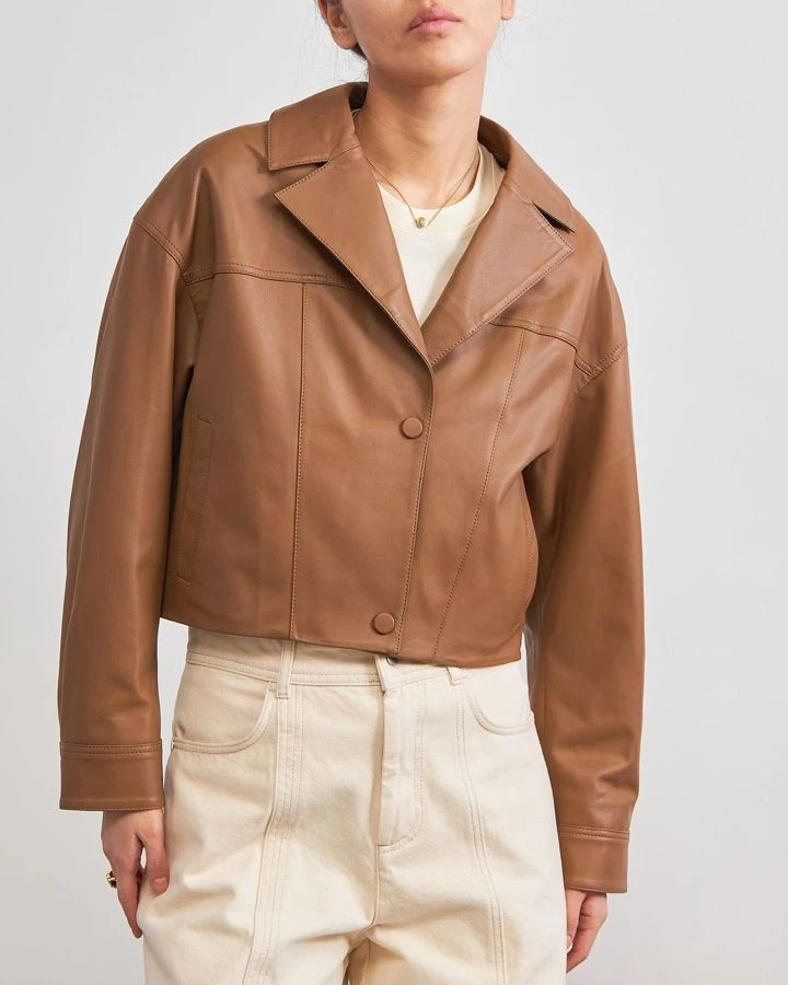 Куртка кожаная