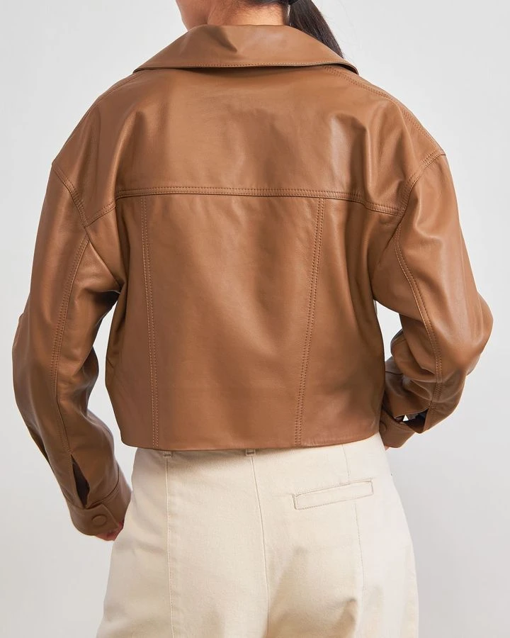 Куртка кожаная