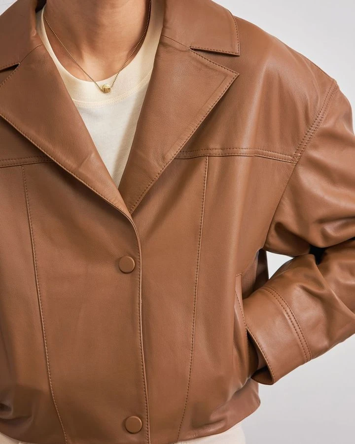 Куртка кожаная