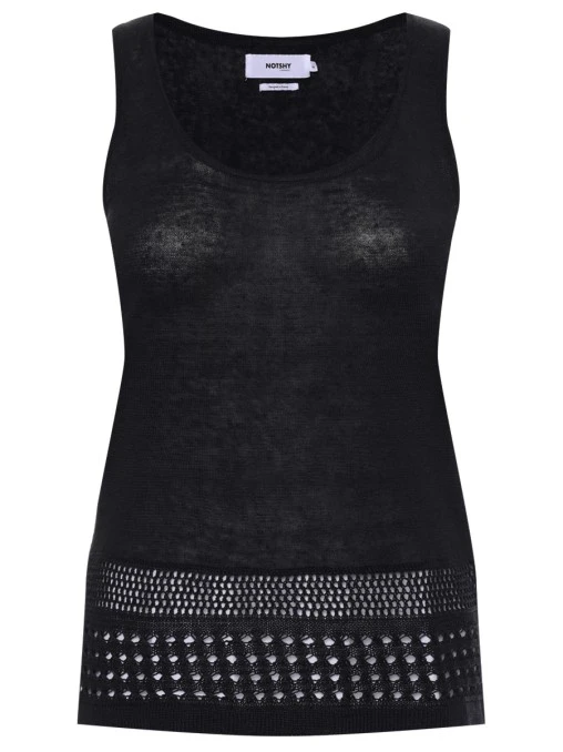 Топ льняной NOT SHY