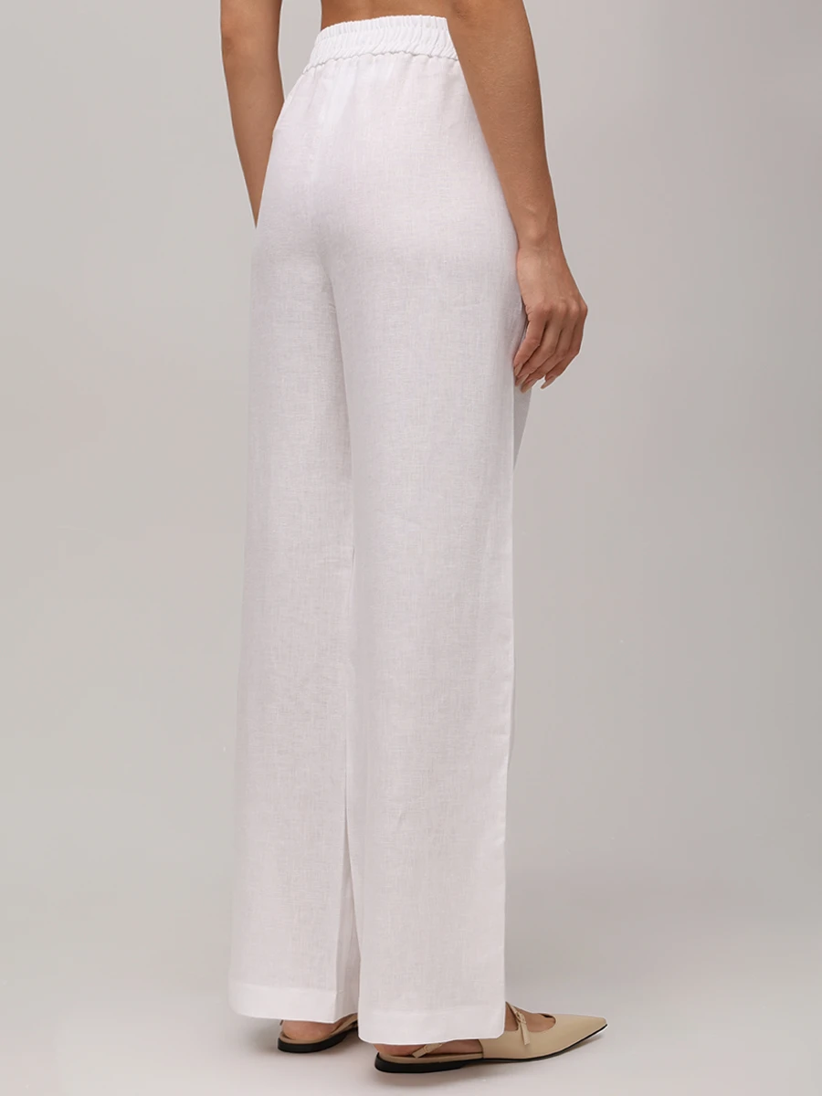Брюки льняные