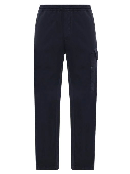 Брюки-карго из хлопка и льна CP COMPANY