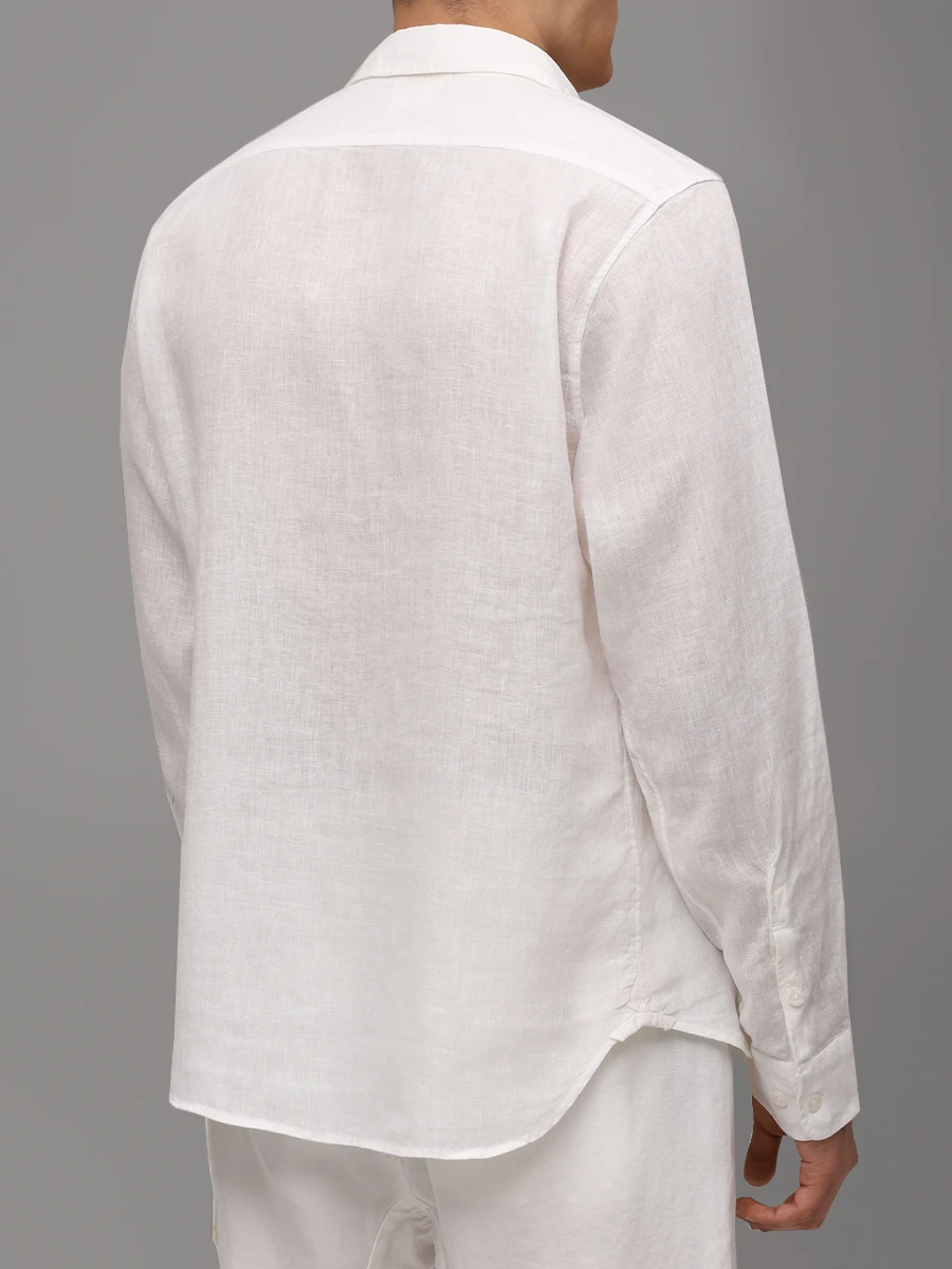 Рубашка Regular Fit льняная
