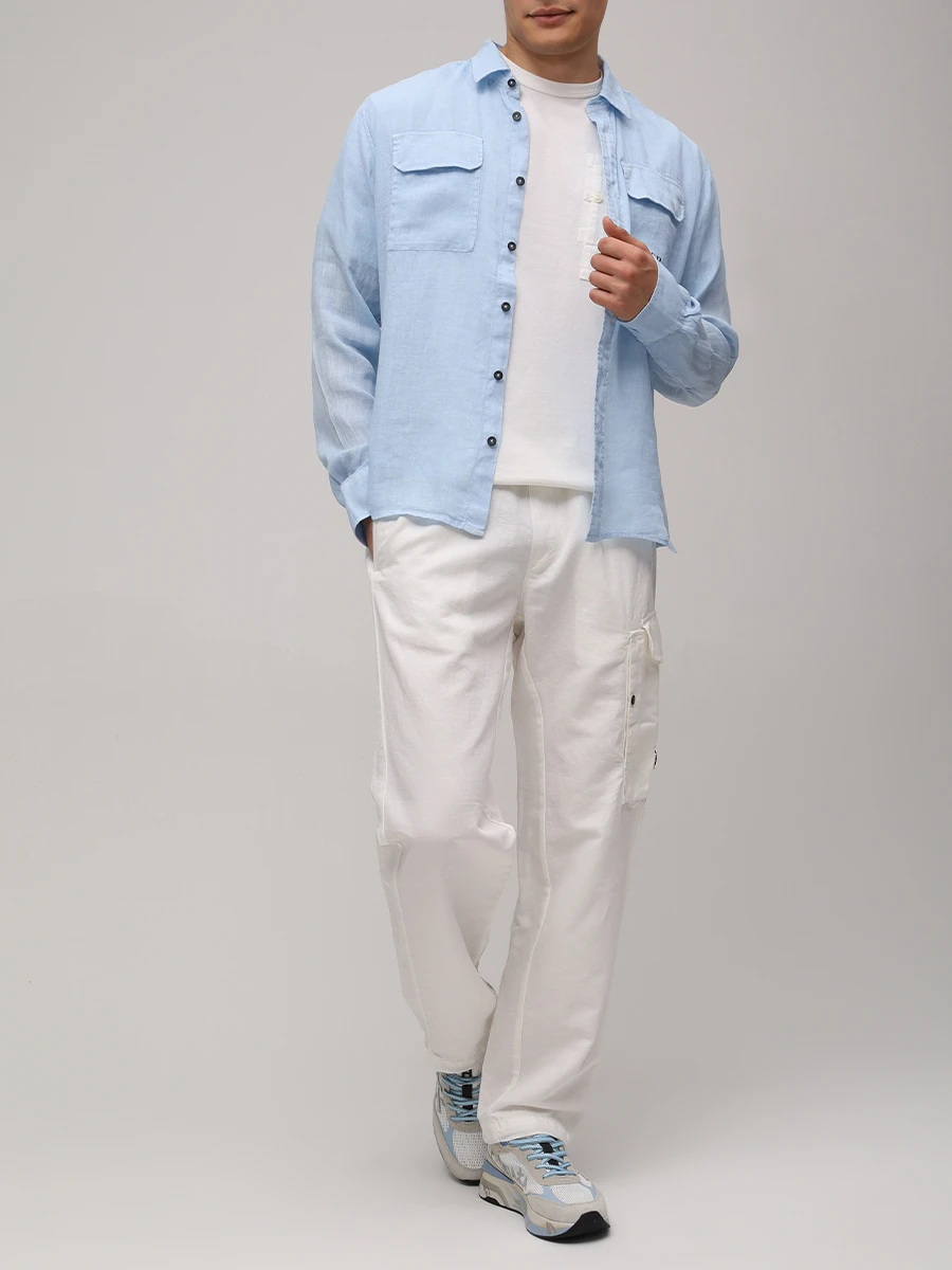 Рубашка Regular Fit льняная