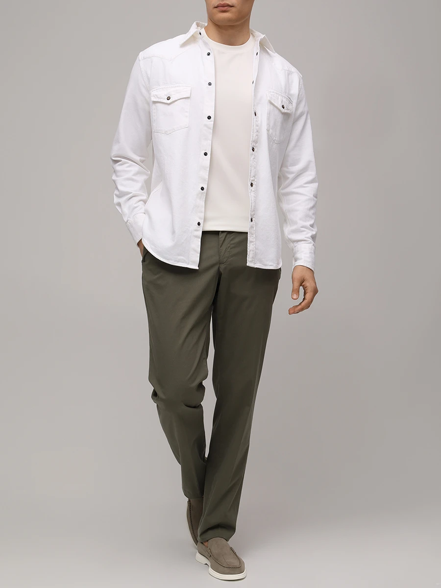 Рубашка Regular Fit хлопковая