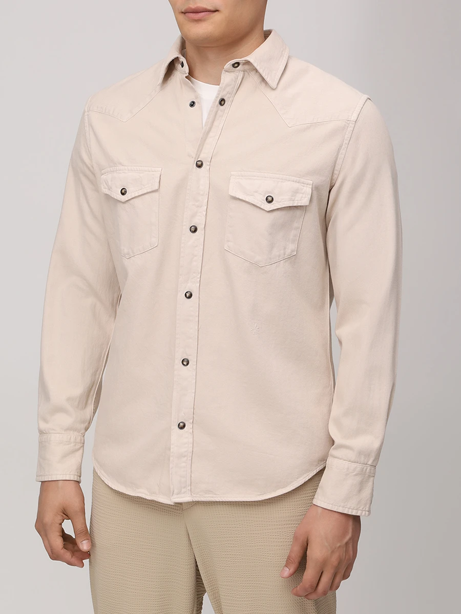 Рубашка Regular Fit хлопковая