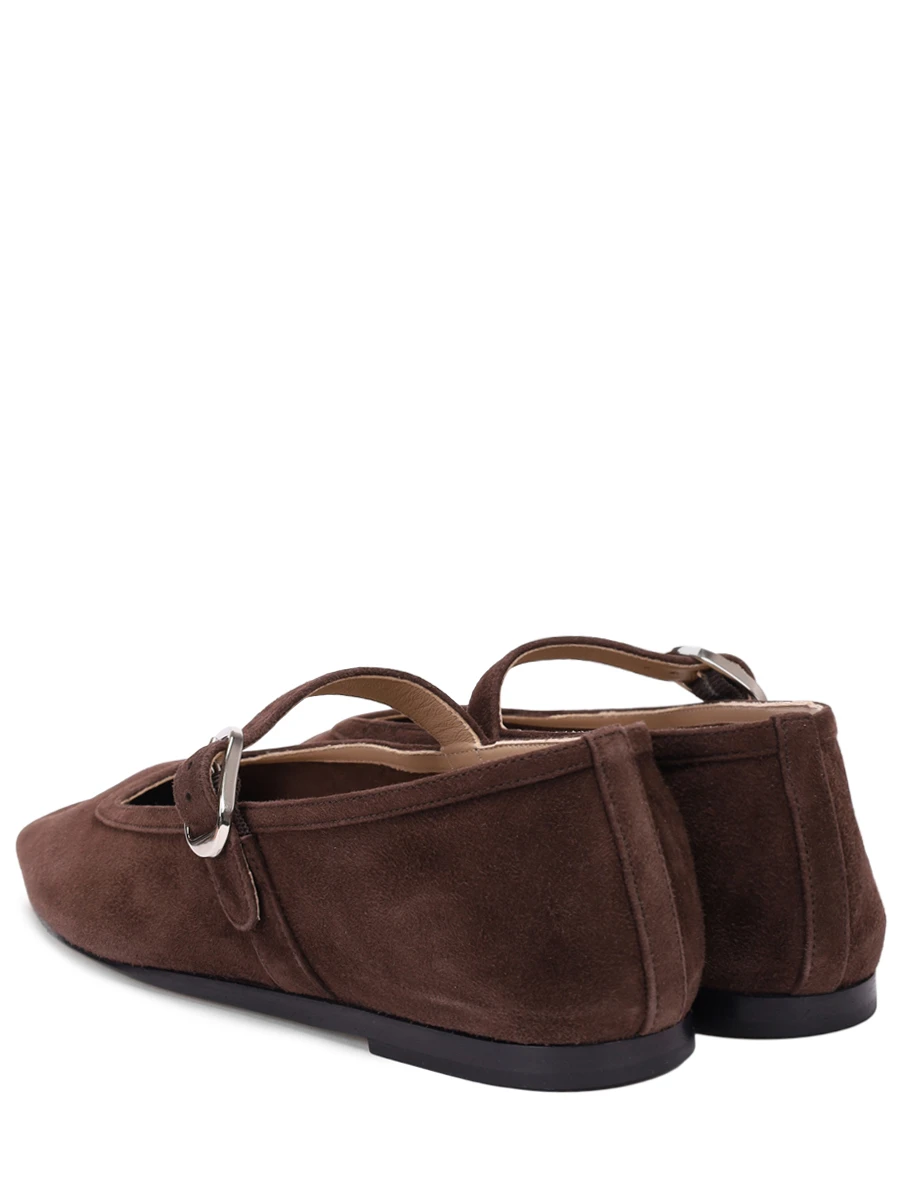 Балетки замшевые