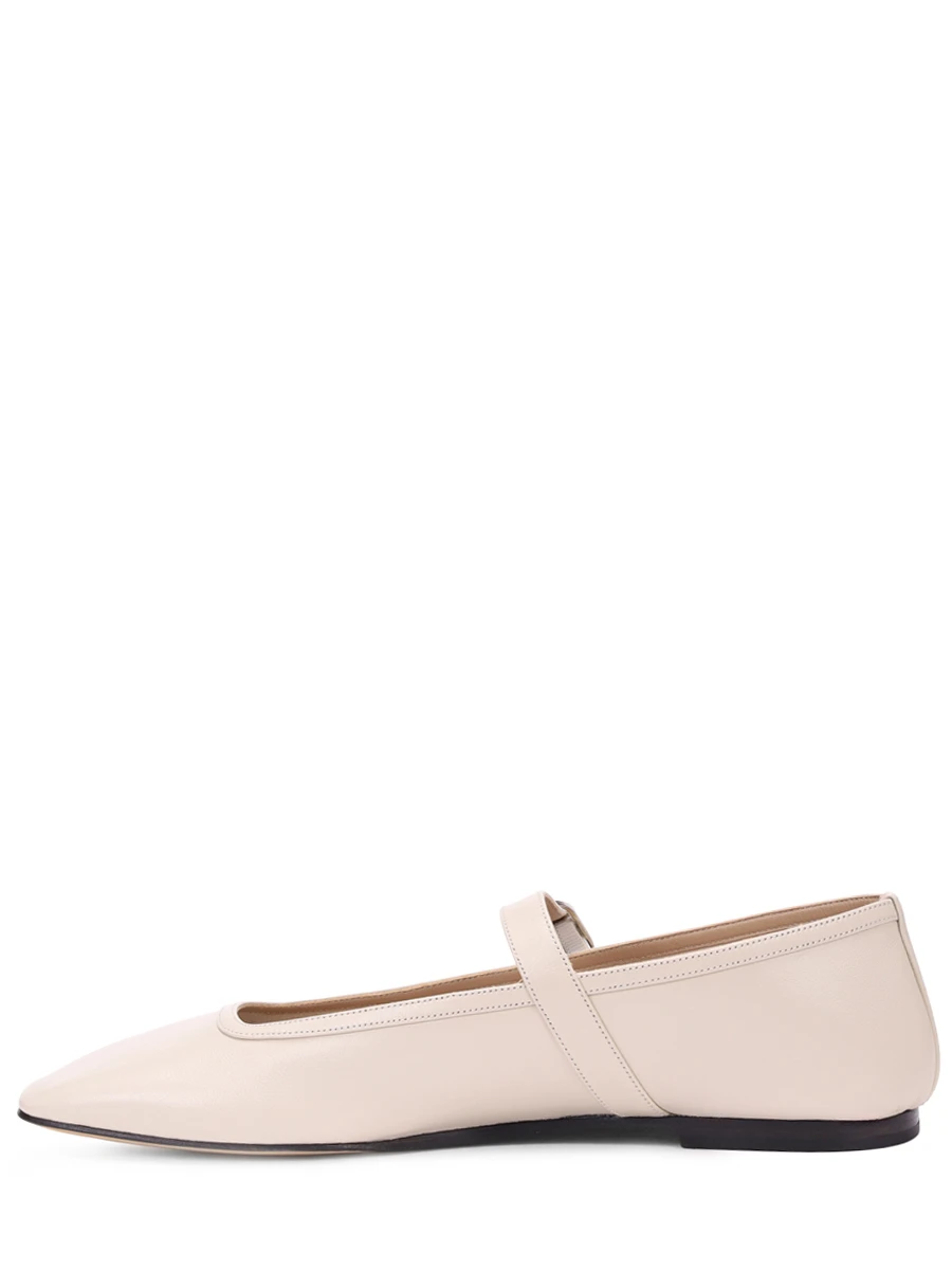 Балетки кожаные