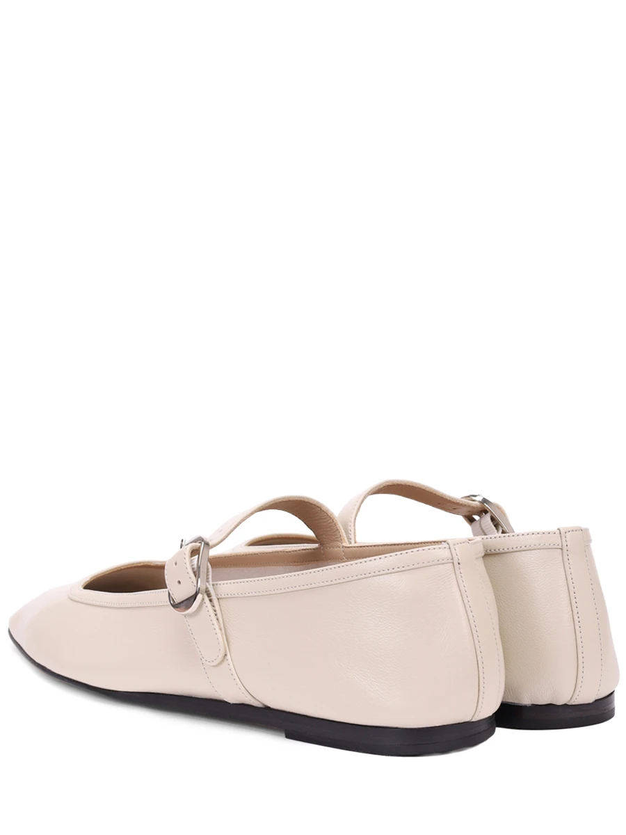 Балетки кожаные