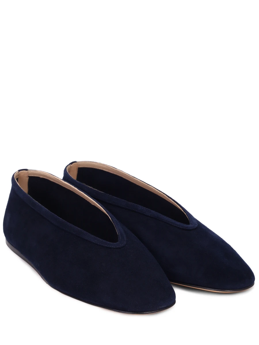 Балетки замшевые