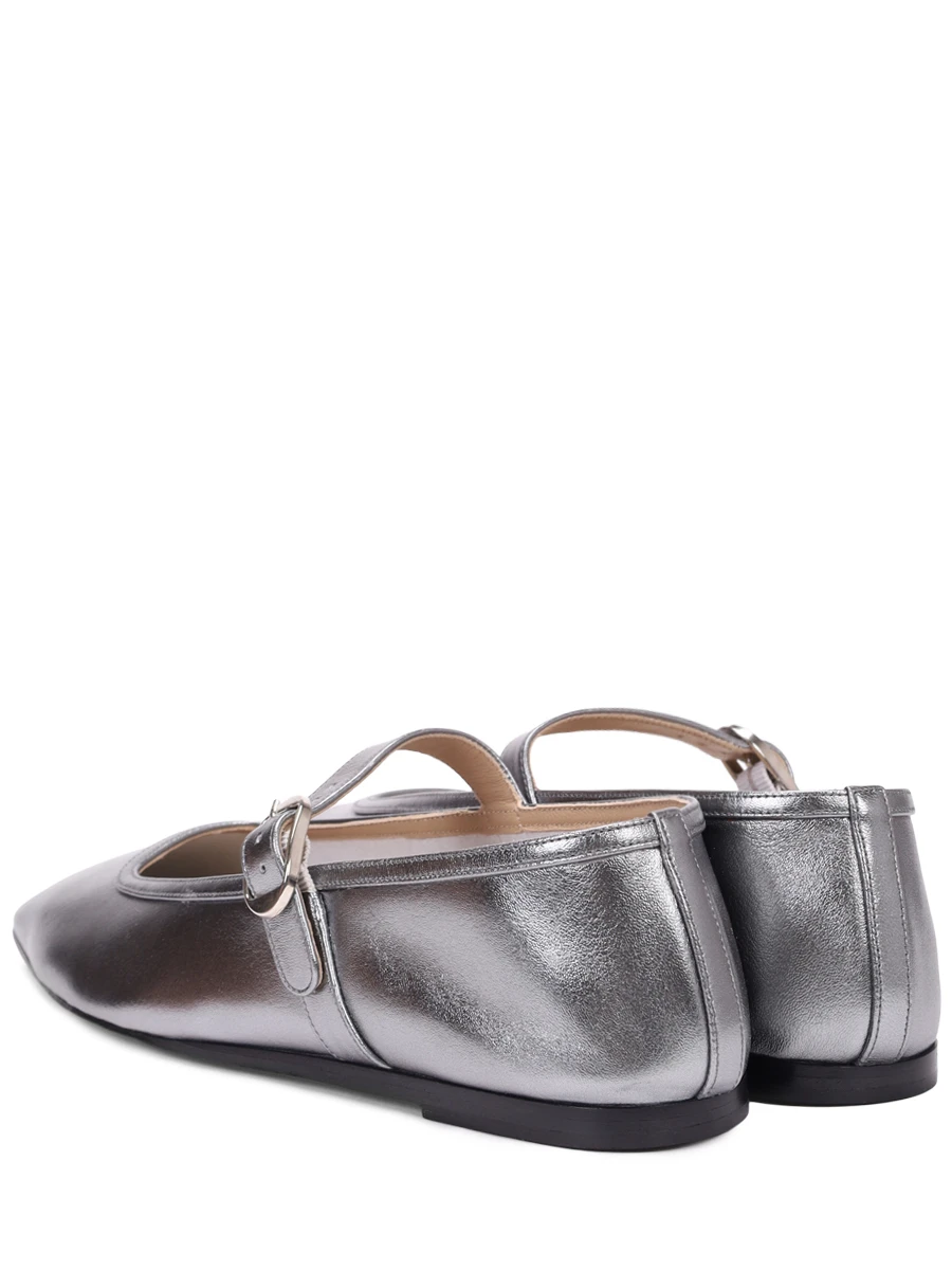 Балетки кожаные