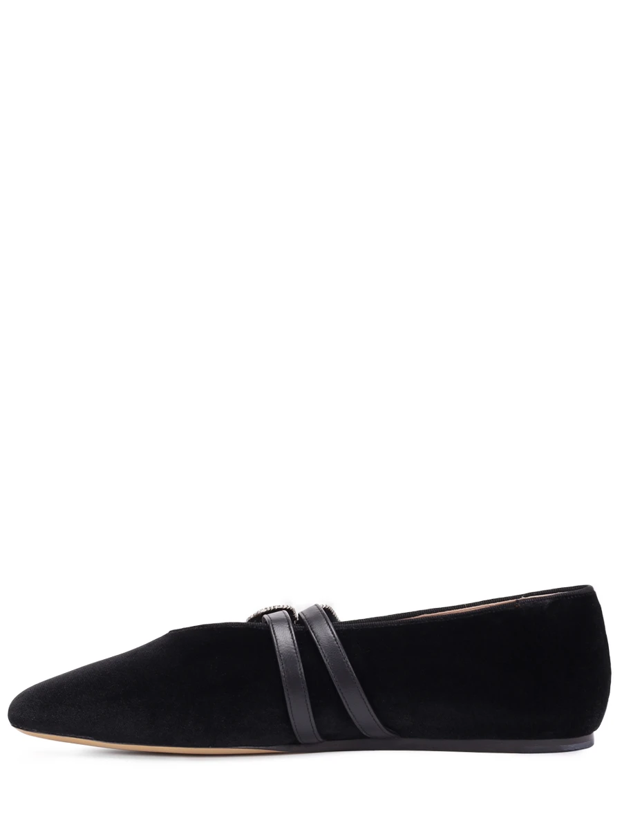 Балетки замшевые