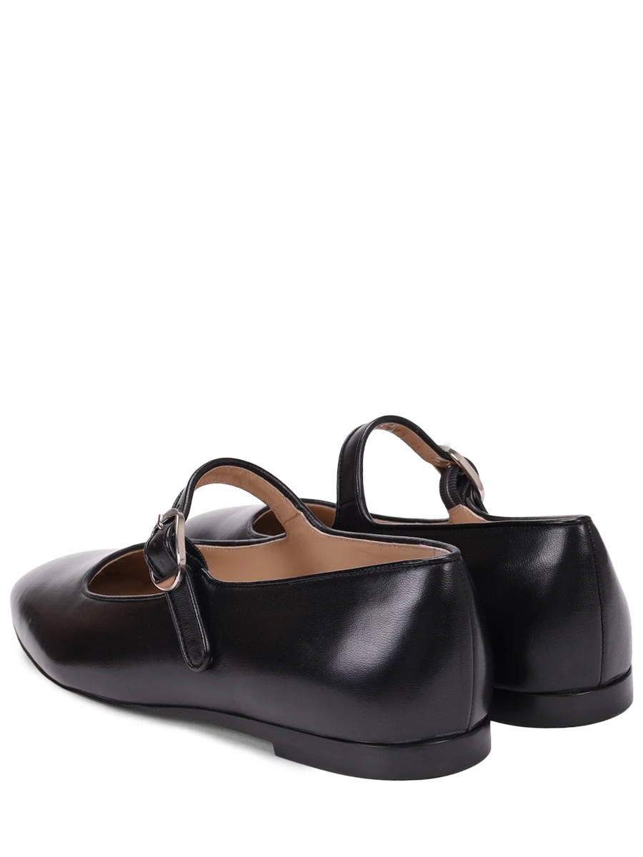 Балетки кожаные