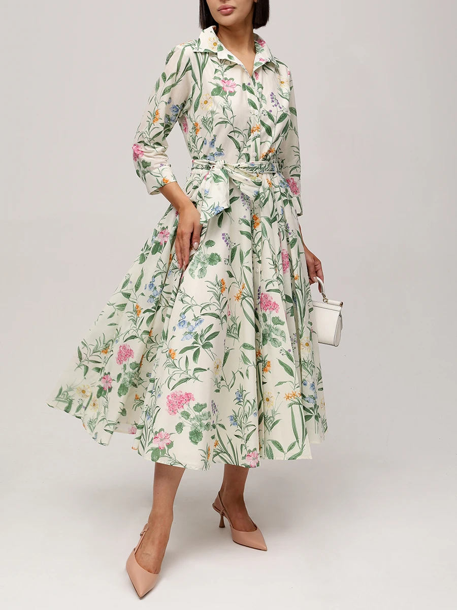 Платье хлопковое