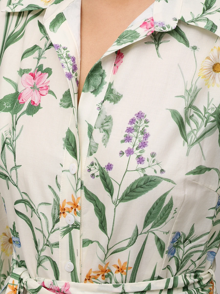 Платье хлопковое