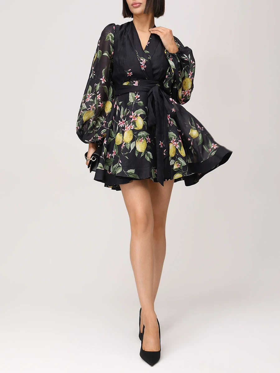 Платье из рами