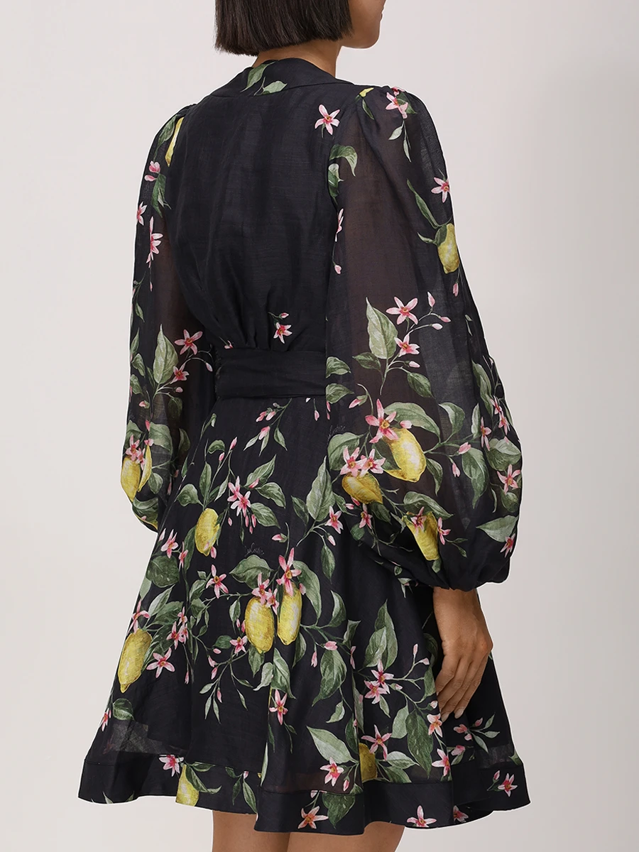 Платье из рами