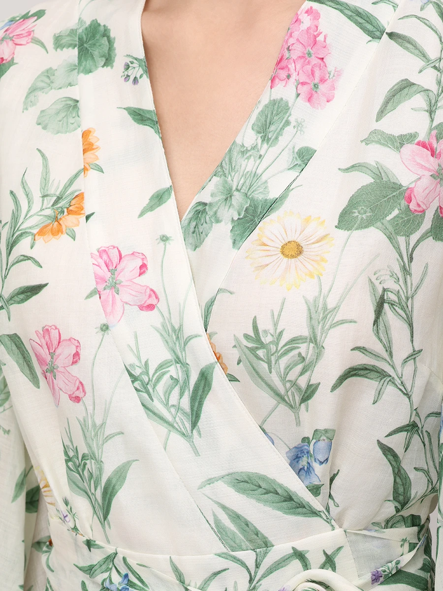 Платье из рами